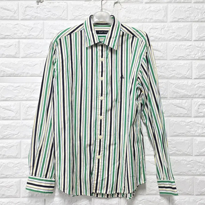 [BUNJANG] Beanpole Striped Shirt / M 빈폴 스트라이프 셔츠 남방 C697
