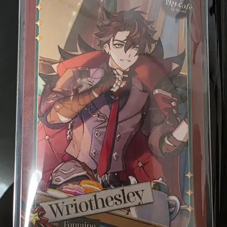 [BUNJANG] Genshin Impact Cafe Wriothesley New Year Photocard / 원신카페 라이오슬리 연말연시 포카