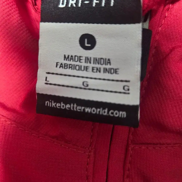 [BUNJANG] Nike Dri-FIT Red Windbreaker Jacket / 나이키 드라이핏 레드 바람막이 자켓