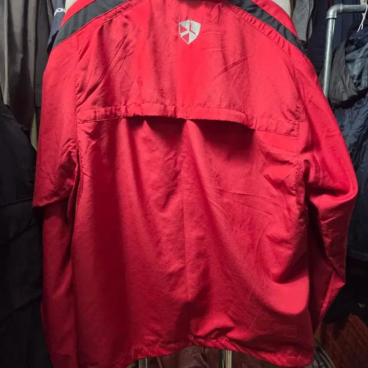 [BUNJANG] Nike Dri-FIT Red Windbreaker Jacket / 나이키 드라이핏 레드 바람막이 자켓