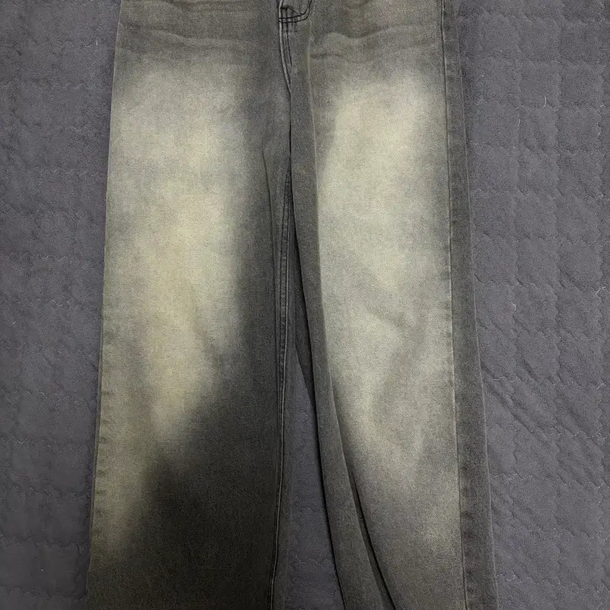 [BUNJANG] Vintage Washed Wide Denim Pants / 빈티지 워싱 와이드 데님 팬츠