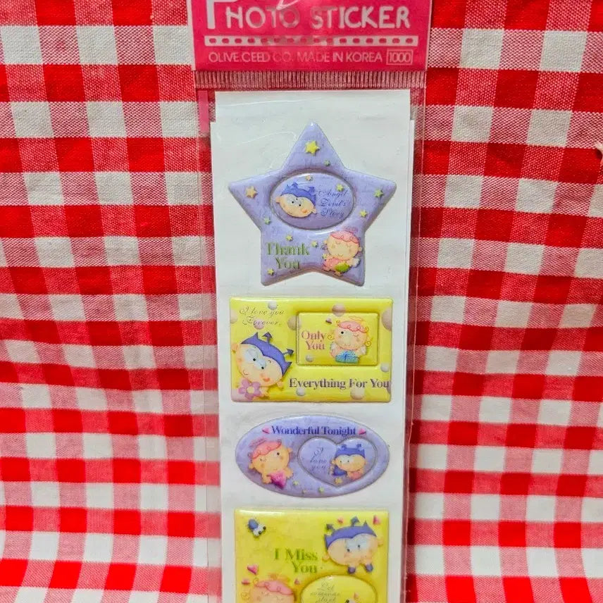 [SOLD OUT] 고전문구 6공다이어리 에폭 스티커