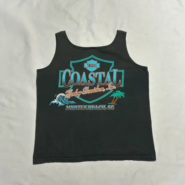 [BUNJANG] Harley Davidson Wolf Print Tank Top / L 할리데이비슨 늑대 프린팅 나시