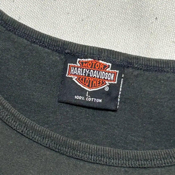 [BUNJANG] Harley Davidson Wolf Print Tank Top / L 할리데이비슨 늑대 프린팅 나시