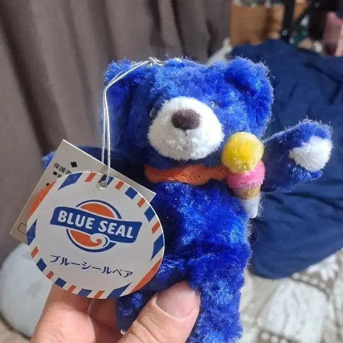 [BUNJANG] Blue Seal Blue Bear Doll Keyring / 블루씰 블루베어 인형 키링