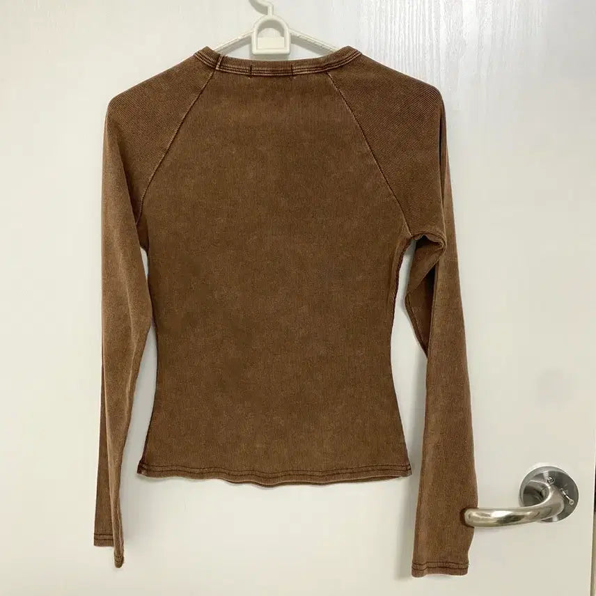[SOLD OUT] 워싱 코튼 브라운 티