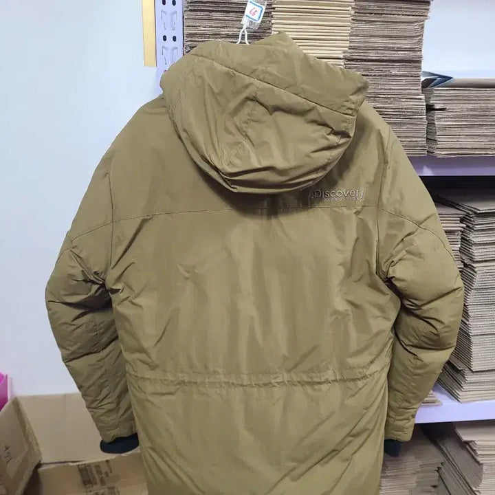 [BUNJANG] Discovery Expedition Men's Duck Down Padded Jacket (Khaki Brown) / 디스커버리 남성 오리털 패딩 남95 카키브라운