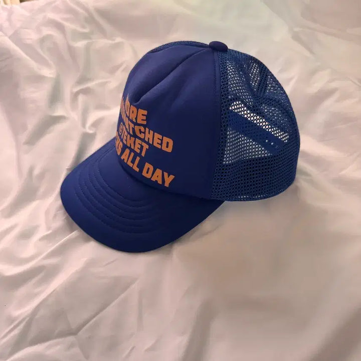[BUNJANG] Teket Trucker Cap - Blue / Teket 트러커캡 블루