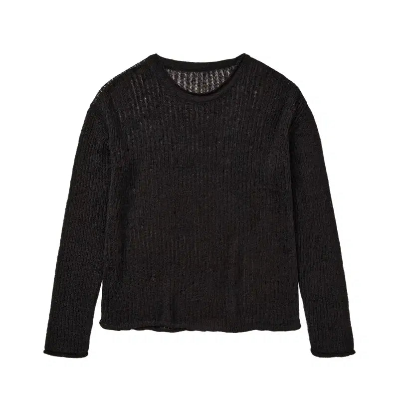 [BUNJANG] DEINET Sheer Knit Top - Ivory / 새상품 다이닛 DEINET SHEER KNIT TOP IN IVORY