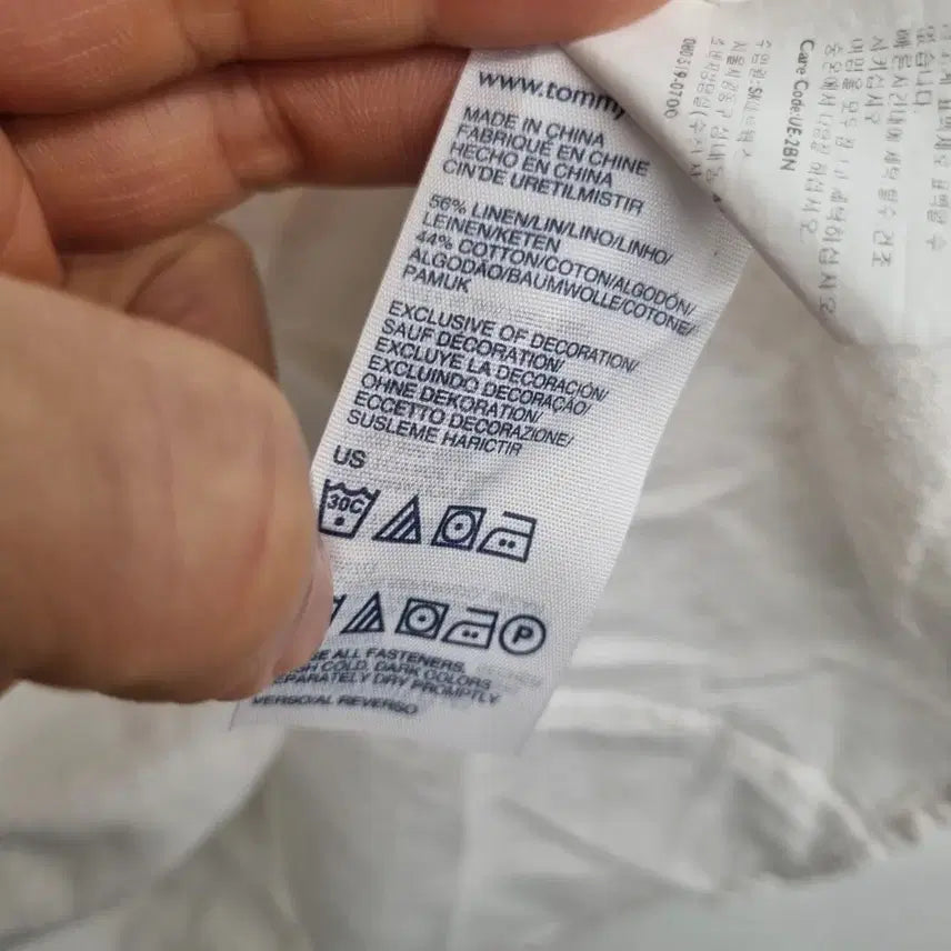 [SOLD OUT] [여성55 size] 타미힐피거 린넨 혼방 셔츠