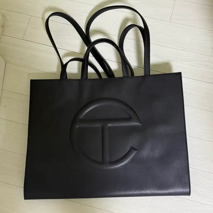 [BUNJANG] Telfar Large Shopping Bag Black Tote Bag / 텔파 라지 쇼핑백 블랙 토트백 쇼퍼백