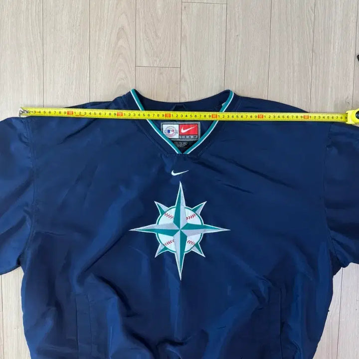 [BUNJANG] Nike Seattle Mariners Warm-up Jacket / 나이키 시에틀 매리너스 웜업 져지 바람막이