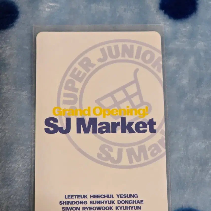 [BUNJANG] Super Junior Ryeowook Japan Popup Store Photocard / 슈주마켓 재팬 팝업 트레카 려욱