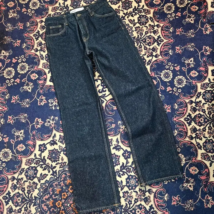 [BUNJANG] BERSHKA Slim Straight Raw Denim Jeans / 버쉬카(BERSHKA) 슬림 스트레이트 생지 데님 28size