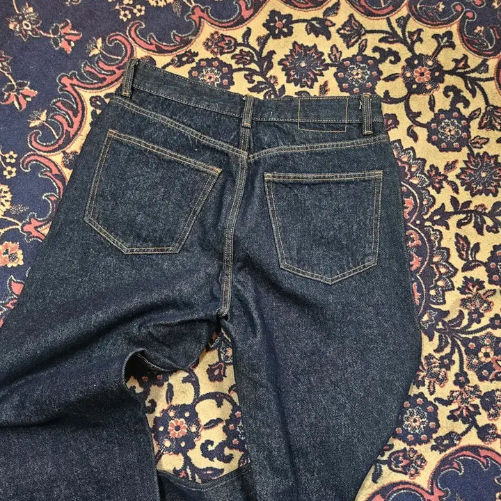 [BUNJANG] BERSHKA Slim Straight Raw Denim Jeans / 버쉬카(BERSHKA) 슬림 스트레이트 생지 데님 28size