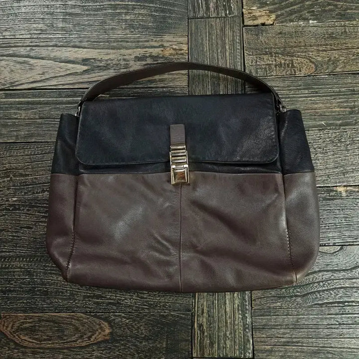 [BUNJANG] Lanvin Vintage Leather Two-Way Cross Tote Bag / 랑방 빈티지 레더 투웨이 크로스 토트백 P01603