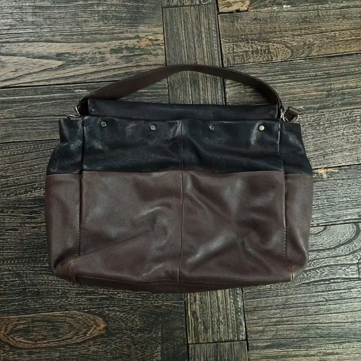 [BUNJANG] Lanvin Vintage Leather Two-Way Cross Tote Bag / 랑방 빈티지 레더 투웨이 크로스 토트백 P01603
