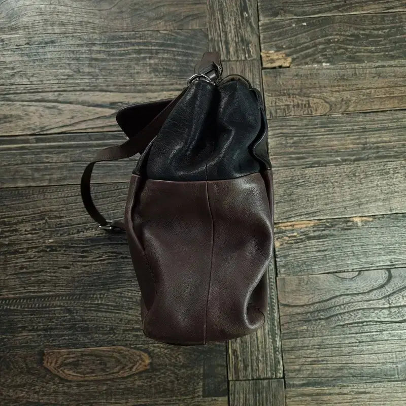 [BUNJANG] Lanvin Vintage Leather Two-Way Cross Tote Bag / 랑방 빈티지 레더 투웨이 크로스 토트백 P01603