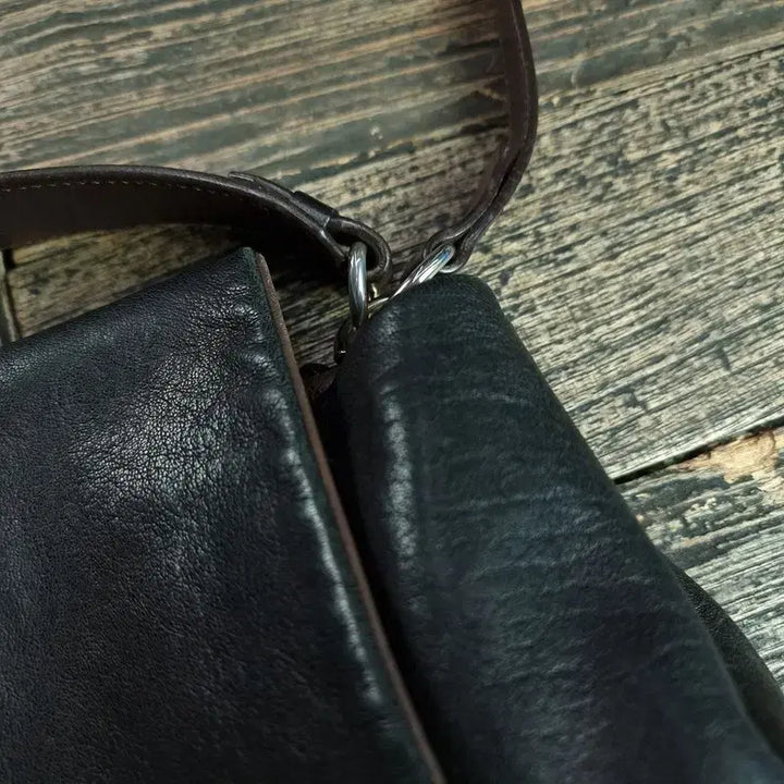 [BUNJANG] Lanvin Vintage Leather Two-Way Cross Tote Bag / 랑방 빈티지 레더 투웨이 크로스 토트백 P01603