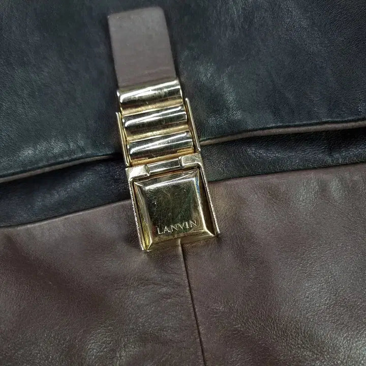 [BUNJANG] Lanvin Vintage Leather Two-Way Cross Tote Bag / 랑방 빈티지 레더 투웨이 크로스 토트백 P01603