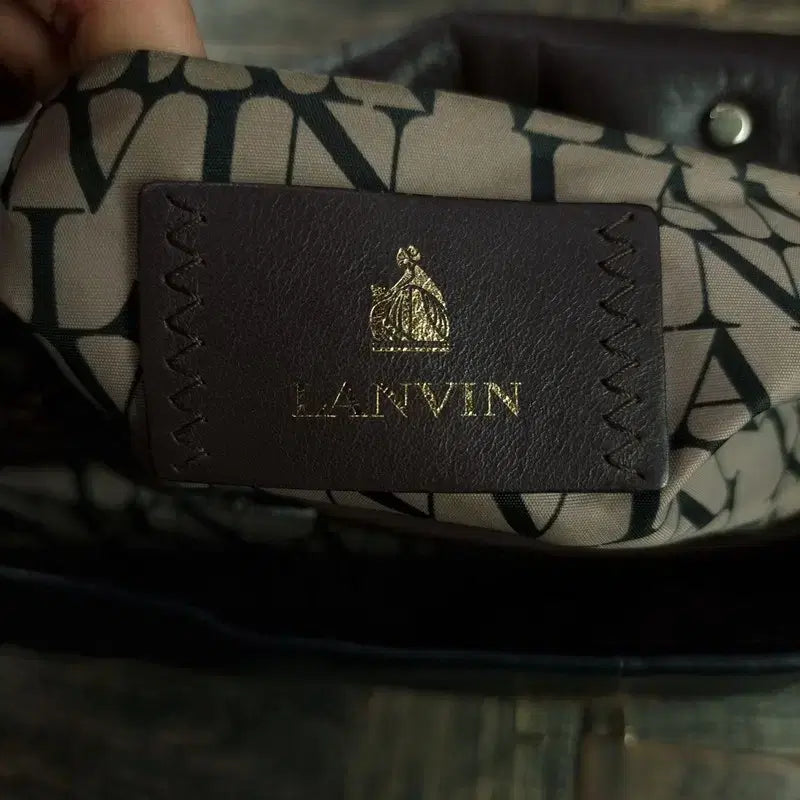 [BUNJANG] Lanvin Vintage Leather Two-Way Cross Tote Bag / 랑방 빈티지 레더 투웨이 크로스 토트백 P01603