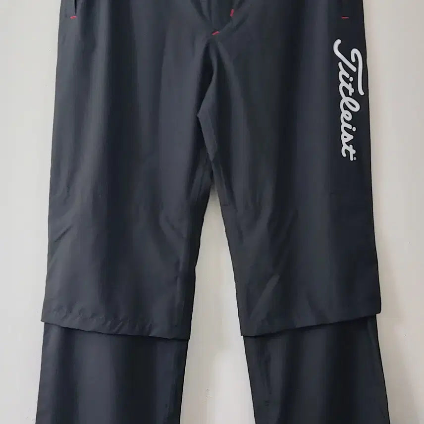 [BUNJANG] Titleist L Poly Woven Golf Windbreaker / Rain Pants - Black / 타이틀리스트 L 폴리 우븐 골프바람막이/레인 팬츠. BK. A.