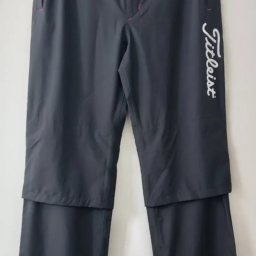 [BUNJANG] Titleist L Poly Woven Golf Windbreaker / Rain Pants - Black / 타이틀리스트 L 폴리 우븐 골프바람막이/레인 팬츠. BK. A.