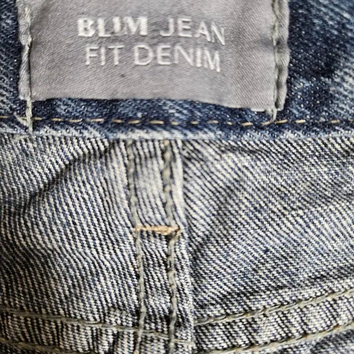 [BUNJANG] BLIMZIN High-Waisted Wide-Fit Denim Pants / [M]블림진 하이웨이스트 와이드핏 데님 팬츠