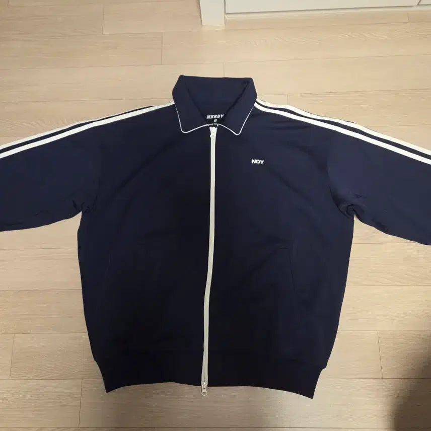 [BUNJANG] Nerdy Minimal Track Top Navy / 엔디와이(널디) 미니멀 트랙탑 네이비