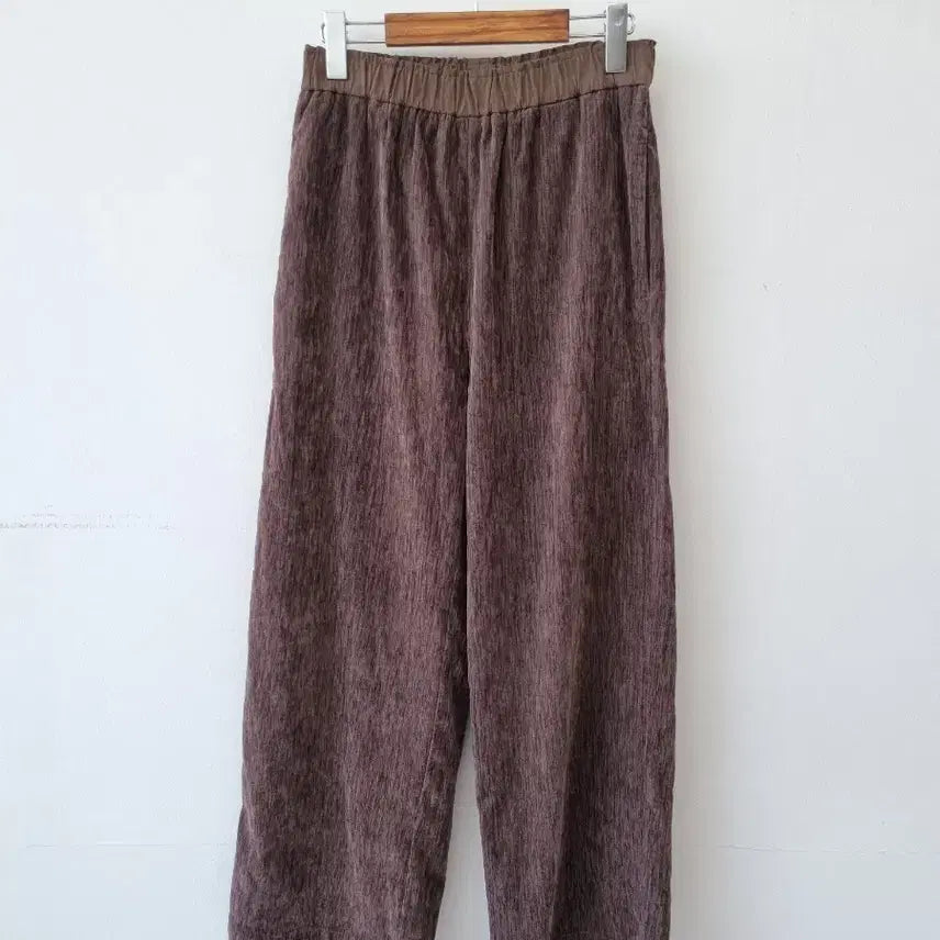 [BUNJANG] Thursday Island Brown Banding Pants / (새상품) 써스데이아일랜드 브라운 밴딩 팬츠