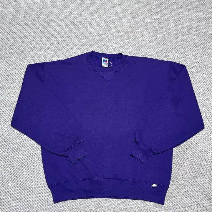 [BUNJANG] 90s Russell Athletic Purple Sweatshirt / (L) 90s 빈티지 러셀 애슬레틱 퍼플(보라)맨투맨