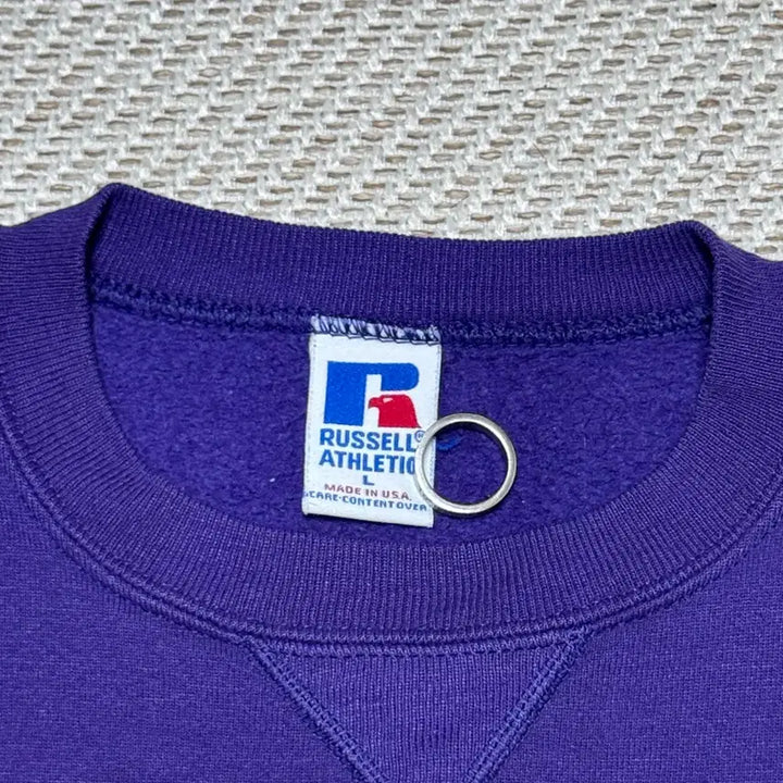 [BUNJANG] 90s Russell Athletic Purple Sweatshirt / (L) 90s 빈티지 러셀 애슬레틱 퍼플(보라)맨투맨