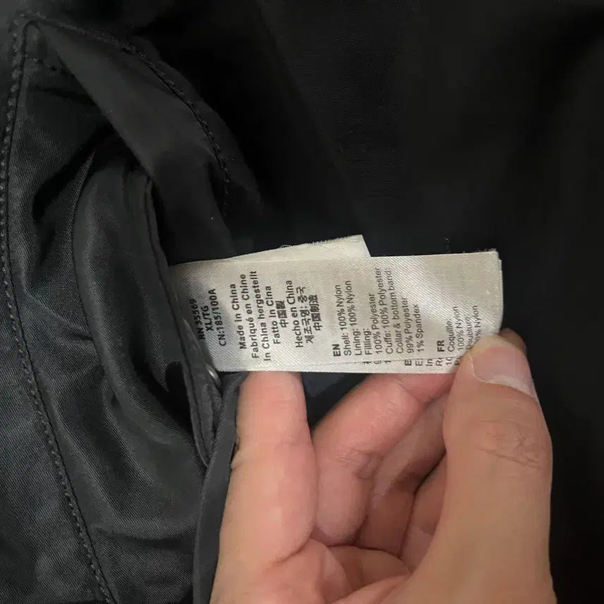 [BUNJANG] Alpha Industries MA-1 Black Bomber Jacket XL / 알파인더스트리 MA-1 블랙 봄버 자켓 XL