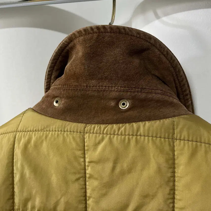 [BUNJANG] Polo Ralph Lauren Suede Plaid Quilted Hunting Jacket / 폴로 랄프로렌 스웨이드 플레이드 퀼팅 카코트 헌팅 자켓
