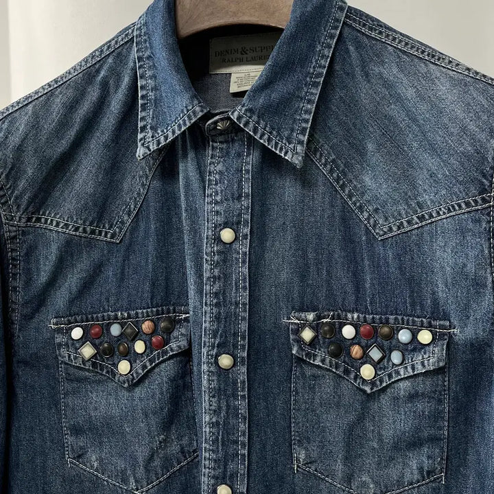 [SOLD OUT] 폴로 랄프로렌 콘초 잼스톤 워시드 사우스 웨스턴 셔츠