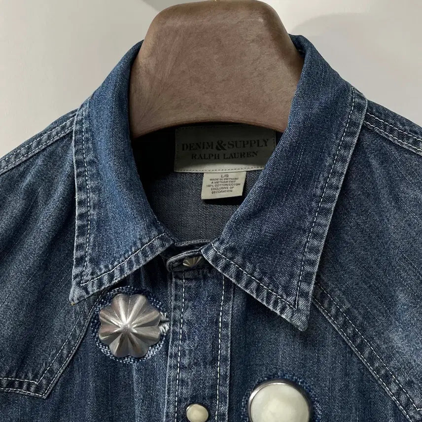 [SOLD OUT] 폴로 랄프로렌 콘초 잼스톤 워시드 사우스 웨스턴 셔츠
