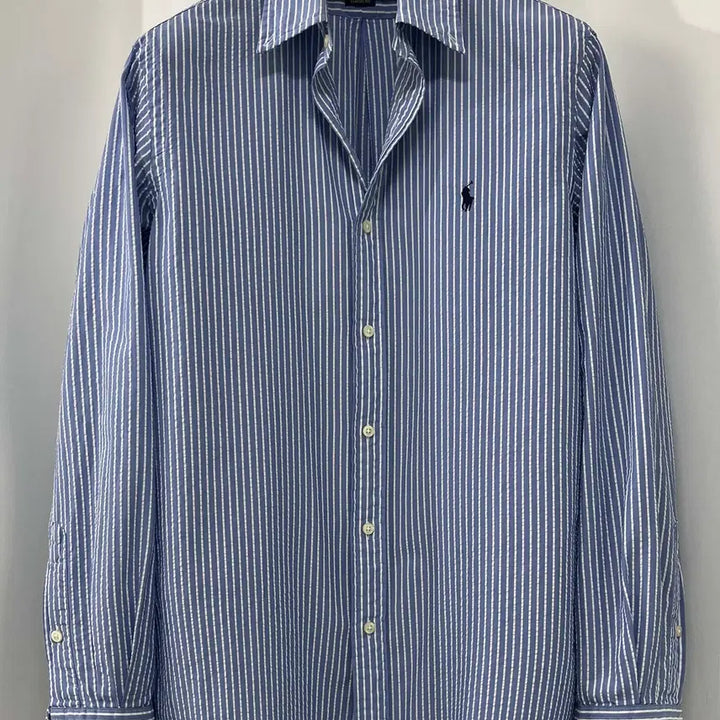 [SOLD OUT] 폴로 랄프로렌 스카이블루 시어서커 써머 버튼다운 셔츠