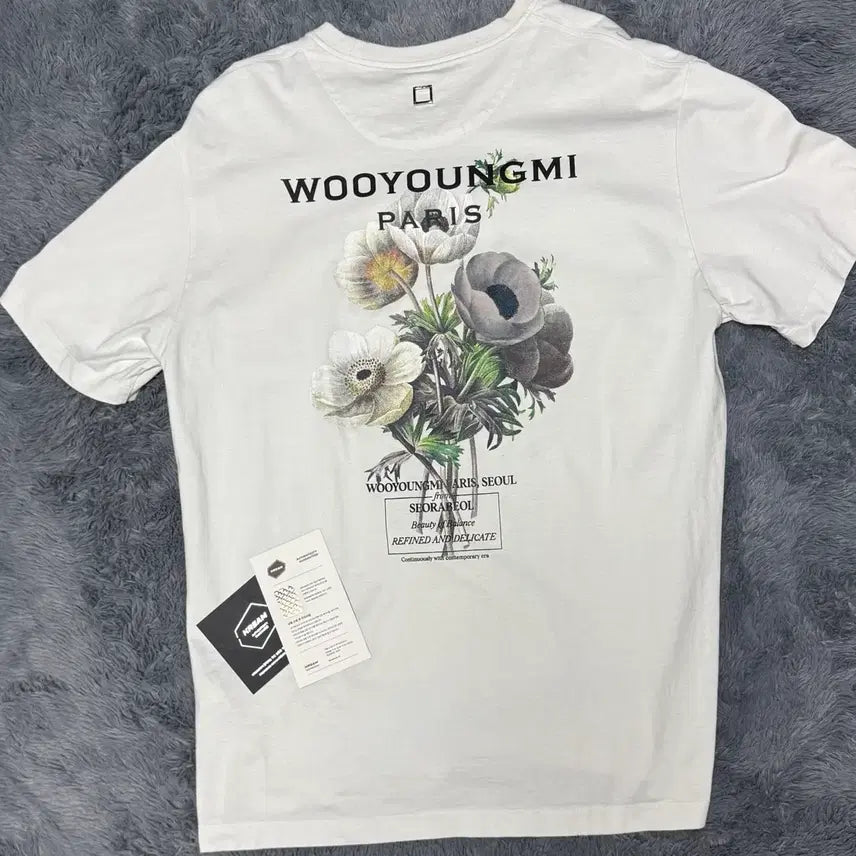 [BUNJANG] Wooyoungmi Flower Short Sleeve Shirt / [23년식/50]우영미 플라워 반팔