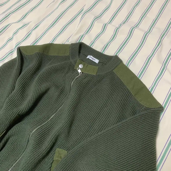 [BUNJANG] Gimaguas Commando Knit Zip-up Jacket / gimaguas 기마구아스 코만도 니트 집업 M