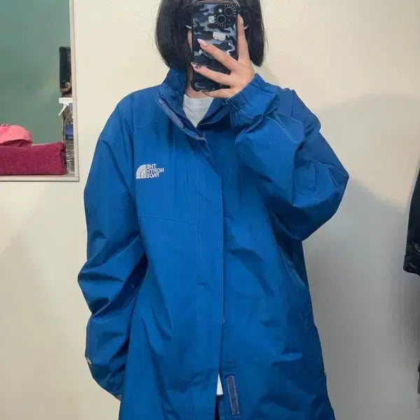 [BUNJANG] The North Face Gore-Tex Windbreaker Jacket - Blue (Size 105) / 105 노스페이스 고어텍스 바람막이 자켓 블루