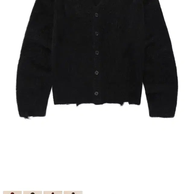 [BUNJANG] Grunge Cardigan Black / GRUNGE CARDIGAN BLACK