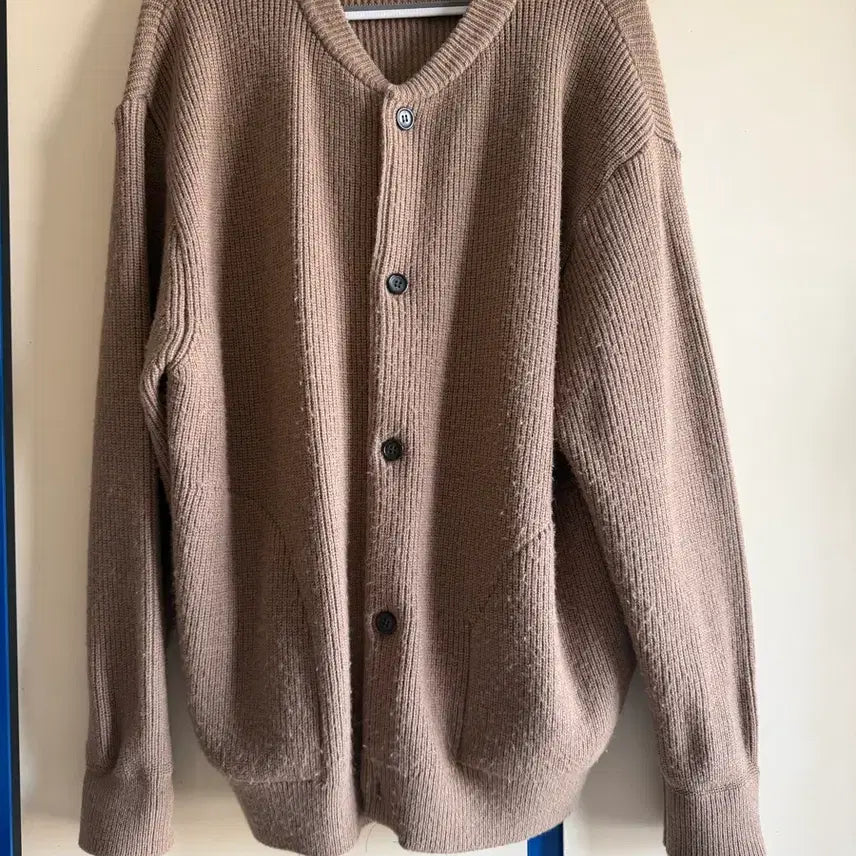 [BUNJANG] Uniform Bridge Brown Knit Cardigan XL / 유니폼브릿지 브라운 니트 가디건 XL