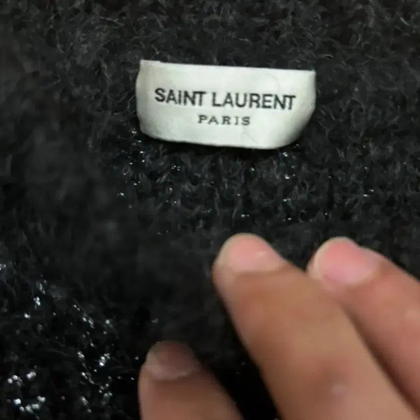 [BUNJANG] Saint Laurent Metallic Long Knit Sweater Size S / 생로랑 메탈릭 롱 니트 스웨터 S사이즈