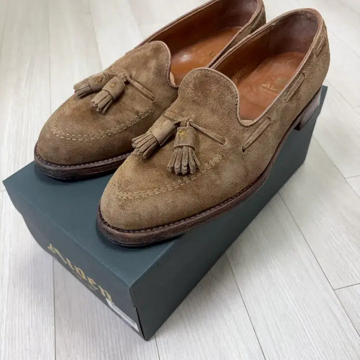 [BUNJANG] Alden 3403 Suede Tassel Loafers US 8.5 D-Width / 알든 3403 스웨이드 테슬 로퍼 US 8.5 발볼 D