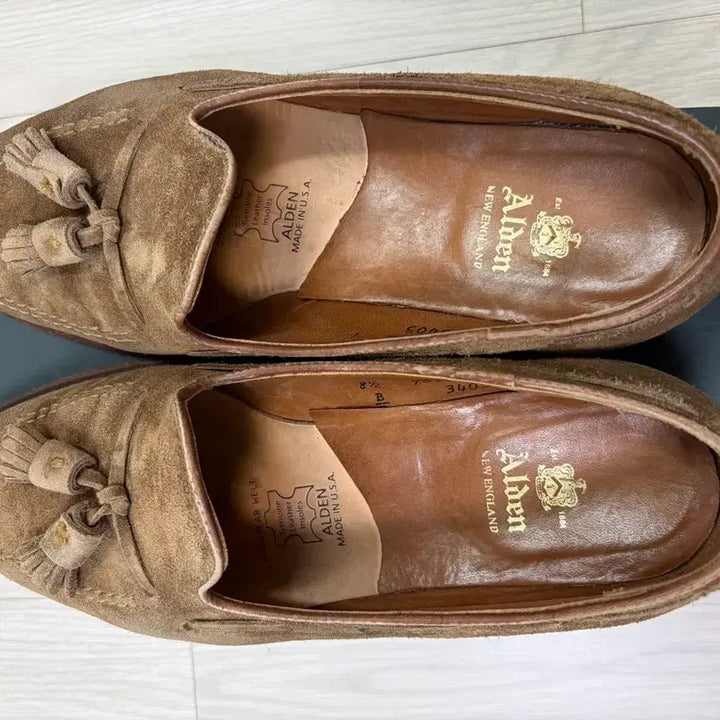 [BUNJANG] Alden 3403 Suede Tassel Loafers US 8.5 D-Width / 알든 3403 스웨이드 테슬 로퍼 US 8.5 발볼 D