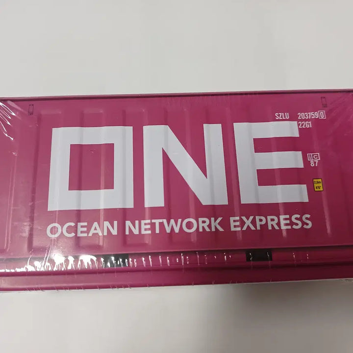 [BUNJANG] Global Shipping Company Container Model Steel Case Storage Box Set (3 Types) / 운송회사 컨테이너 모형 스틸케이스 장식케이스 소품 수납함 3종세트 새상품