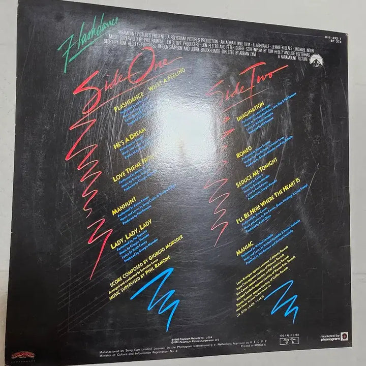 [BUNJANG] Flashdance OST LP / 플래시댄스 OST LP