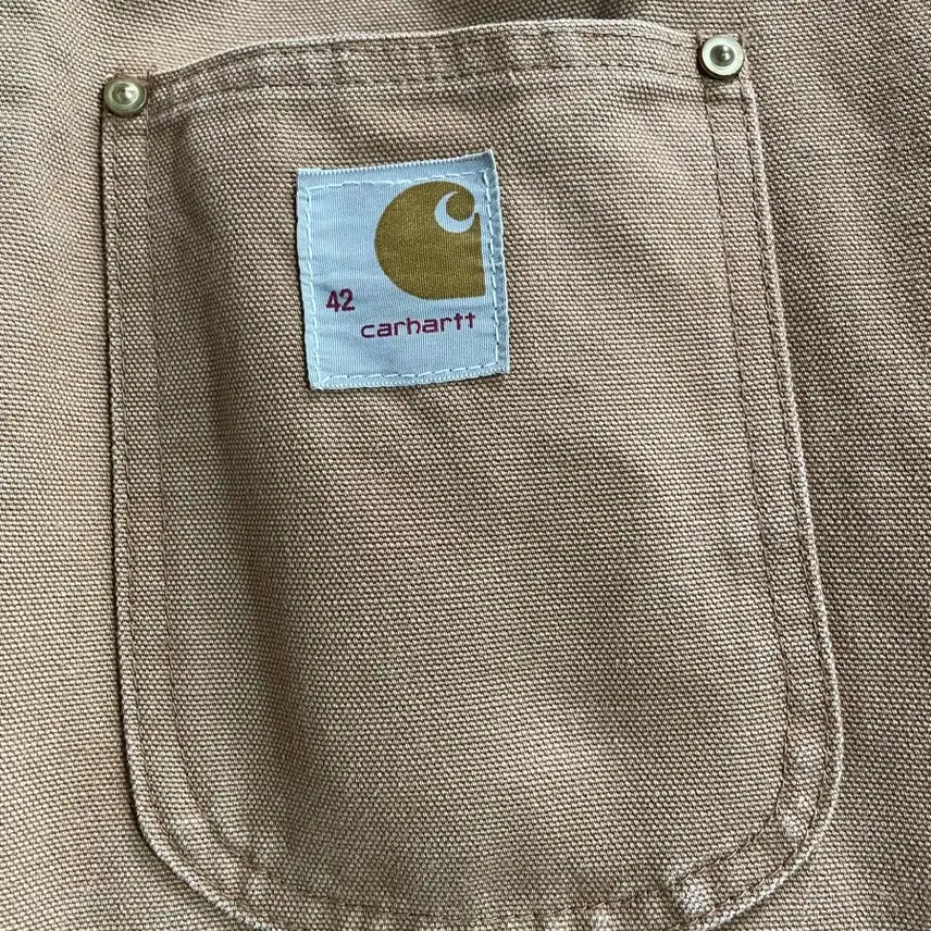 [BUNJANG] Carhartt Chore Jacket 6BLC (Vintage) / 빈티지 칼하트 초어 자켓 6BLC, 42