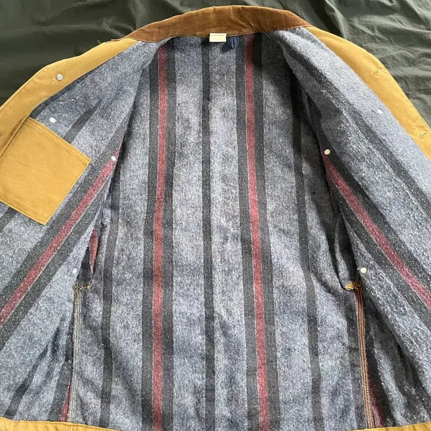 [BUNJANG] Carhartt Chore Jacket 6BLC (Vintage) / 빈티지 칼하트 초어 자켓 6BLC, 42