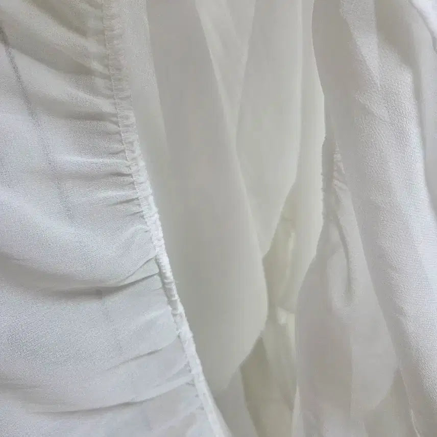 [BUNJANG] Chiffon Shirred Ruffle Camisole Dress Set / 쉬폰 셔링 캉캉 나시 원피스 , 이너원피스 세트
